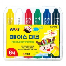 아모스 페이스데코 6색 페이스 페인팅 행사