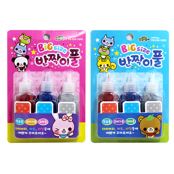 푸른팬시 빅사이즈 반짝이풀 디자인 랜덤 