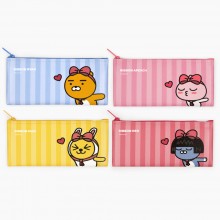 카카오 프렌즈 일자필통 리본