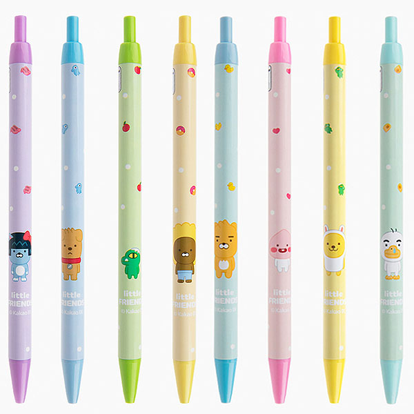 1000 리틀 카카오프렌즈 0.38mm 노크식 볼펜