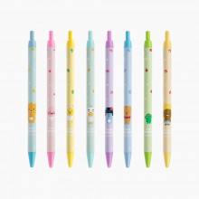 1000 리틀 카카오프렌즈 0.38mm 노크식 볼펜