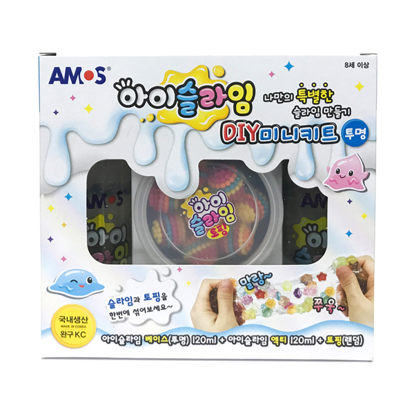 아모스 아이슬라임 DIY 미니키트 액체괴물 촉감놀이 만들기재료 액괴