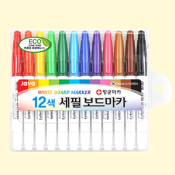 자바 세필보드마카 12색 세트