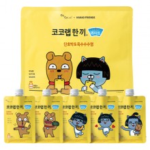 카카오프렌즈 코코랩 한끼 라이트 1팩 50g x 5입 단호박&옥수수수염