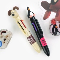 월레스와그로밋 피규어 미니 6색 볼펜 디자인 랜덤발송