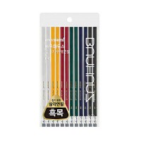모나미 바우하우스 클래식 삼각 지우개 연필 12입
